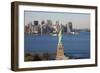 Statue of Liberty, New York, USA-Peter Adams-Framed Photographic Print