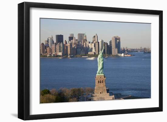 Statue of Liberty, New York, USA-Peter Adams-Framed Photographic Print