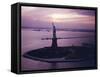 Statue of Liberty on Bedloe's Island in New York Harbor-Dmitri Kessel-Framed Stretched Canvas
