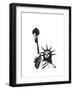 Statue of Liberty (outline)-Erin Clark-Framed Giclee Print