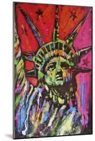 Statue Of Liberty Painting-Rock Demarco-Mounted Giclee Print