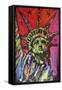 Statue Of Liberty Painting-Rock Demarco-Framed Stretched Canvas