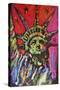 Statue Of Liberty Painting-Rock Demarco-Stretched Canvas