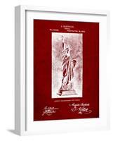 Statue Of Liberty Patent-Cole Borders-Framed Art Print