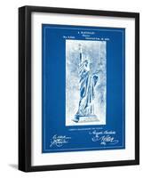 Statue Of Liberty Patent-null-Framed Art Print