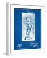 Statue Of Liberty Patent-null-Framed Art Print