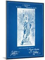 Statue Of Liberty Patent-null-Mounted Art Print