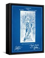 Statue Of Liberty Patent-null-Framed Stretched Canvas