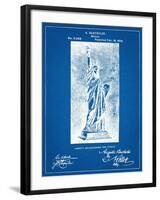 Statue Of Liberty Patent-null-Framed Art Print