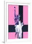 Statue of Liberty - Pop Art - Pink Ladies - New York - United States-Philippe Hugonnard-Framed Premium Photographic Print