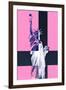 Statue of Liberty - Pop Art - Pink Ladies - New York - United States-Philippe Hugonnard-Framed Premium Photographic Print