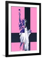 Statue of Liberty - Pop Art - Pink Ladies - New York - United States-Philippe Hugonnard-Framed Premium Photographic Print