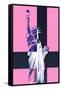 Statue of Liberty - Pop Art - Pink Ladies - New York - United States-Philippe Hugonnard-Framed Stretched Canvas
