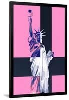 Statue of Liberty - Pop Art - Pink Ladies - New York - United States-Philippe Hugonnard-Framed Photographic Print