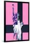 Statue of Liberty - Pop Art - Pink Ladies - New York - United States-Philippe Hugonnard-Framed Photographic Print