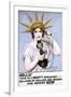 Statue of Liberty Poster by Z.P. Nikolaki-null-Framed Premium Giclee Print