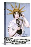 Statue of Liberty Poster by Z.P. Nikolaki-null-Stretched Canvas