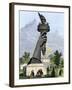 Statue of Liberty's Torch on Display at the Centennial Exposition, Philadelphia, 1876-null-Framed Giclee Print