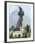 Statue of Liberty's Torch on Display at the Centennial Exposition, Philadelphia, 1876-null-Framed Giclee Print