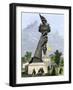 Statue of Liberty's Torch on Display at the Centennial Exposition, Philadelphia, 1876-null-Framed Giclee Print