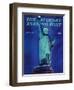 "Statue of Liberty," Saturday Evening Post Cover, January 10, 1942-Ivan Dmitri-Framed Giclee Print