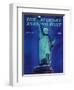 "Statue of Liberty," Saturday Evening Post Cover, January 10, 1942-Ivan Dmitri-Framed Giclee Print