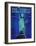 "Statue of Liberty," Saturday Evening Post Cover, January 10, 1942-Ivan Dmitri-Framed Giclee Print