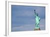 Statue of Liberty Sculpture, on Liberty Island in the Middle of New York Harbor, Manhattan.-Carlos Neto-Framed Photographic Print