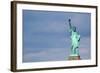 Statue of Liberty Sculpture, on Liberty Island in the Middle of New York Harbor, Manhattan.-Carlos Neto-Framed Photographic Print