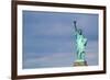 Statue of Liberty Sculpture, on Liberty Island in the Middle of New York Harbor, Manhattan.-Carlos Neto-Framed Photographic Print