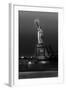 Statue of Liberty sunset. NYC harbor, Manhattan-null-Framed Photographic Print