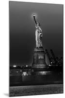 Statue of Liberty sunset. NYC harbor, Manhattan-null-Mounted Photographic Print