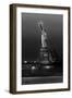 Statue of Liberty sunset. NYC harbor, Manhattan-null-Framed Photographic Print