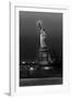 Statue of Liberty sunset. NYC harbor, Manhattan-null-Framed Photographic Print