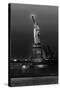 Statue of Liberty sunset. NYC harbor, Manhattan-null-Stretched Canvas