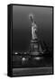 Statue of Liberty sunset. NYC harbor, Manhattan-null-Framed Stretched Canvas