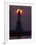 Statue of Liberty, Sunset, NYC-Kurt Freundlinger-Framed Photographic Print