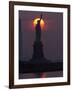 Statue of Liberty, Sunset, NYC-Kurt Freundlinger-Framed Photographic Print