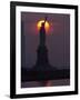 Statue of Liberty, Sunset, NYC-Kurt Freundlinger-Framed Photographic Print