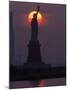 Statue of Liberty, Sunset, NYC-Kurt Freundlinger-Mounted Photographic Print