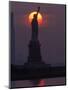 Statue of Liberty, Sunset, NYC-Kurt Freundlinger-Mounted Photographic Print