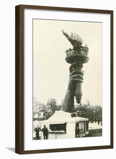 Statue of Liberty Torch, New York-null-Framed Art Print