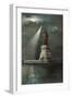 Statue of Liberty, Torch Spotlight-null-Framed Art Print