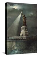 Statue of Liberty, Torch Spotlight-null-Stretched Canvas