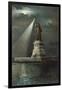 Statue of Liberty, Torch Spotlight-null-Framed Art Print