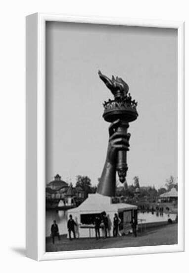 Statue Of Liberty Torch-null-Framed Poster