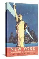 Statue of Liberty Travel Poster-null-Stretched Canvas