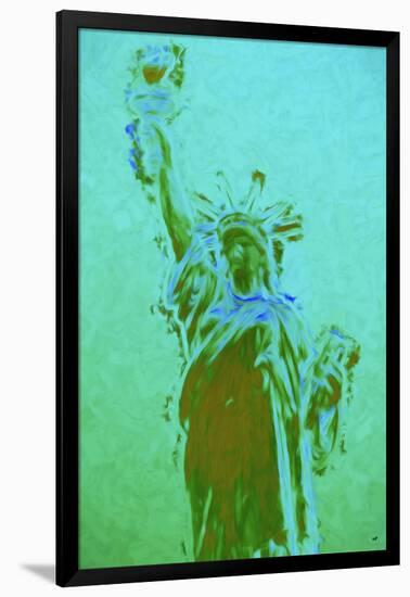 Statue of Liberty V - In the Style of Oil Painting-Philippe Hugonnard-Framed Giclee Print