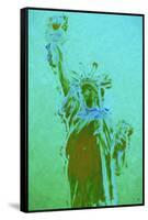 Statue of Liberty V - In the Style of Oil Painting-Philippe Hugonnard-Framed Stretched Canvas