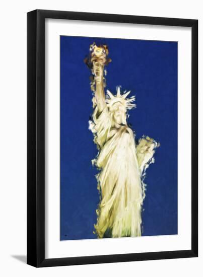 Statue of Liberty VI - In the Style of Oil Painting-Philippe Hugonnard-Framed Giclee Print